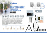 KARMA BM 662 Processioniere con 2 UHF radiomicrofoni