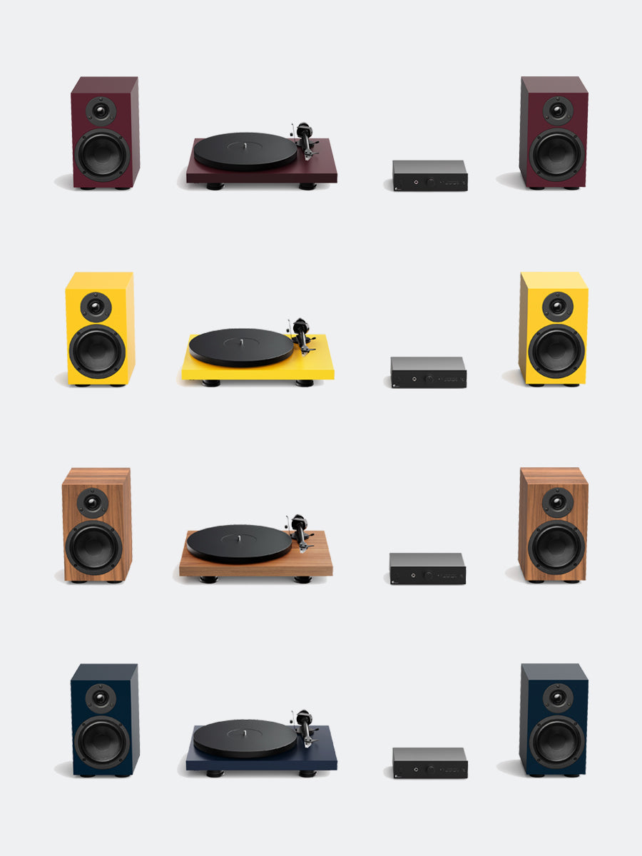Pro-ject Colourful Audio System 2: sistema audio Hifi All-in-one (vari colori)