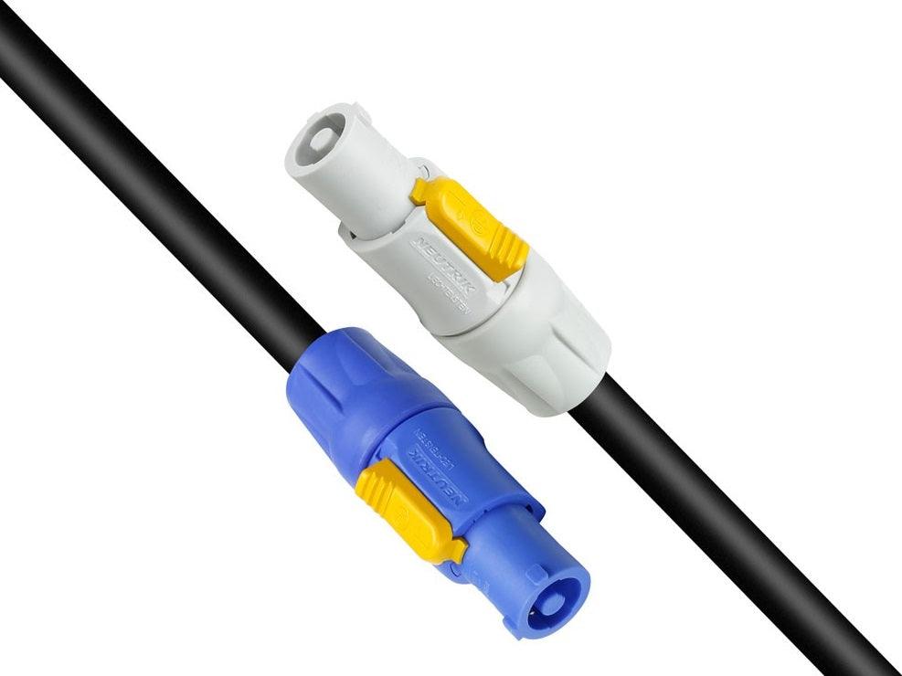 CAVO ALIMENTAZIONE RETE 1 MT NEUTRIK POWERCON 16A DA NAC3FCA A NAC3FCB POWER-LINK-CORD ISOLAMENTO NEOPRENE H07RN-F 3X2.5MM2 - TechSoundSystem.com