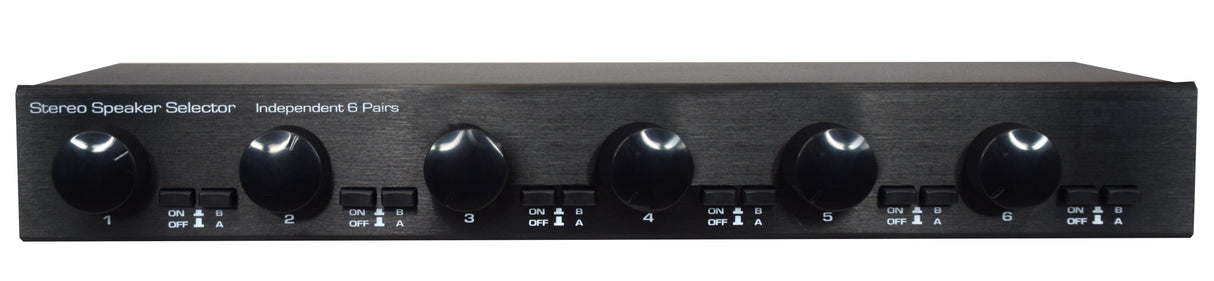 GLEMM CMT-999 Commutatore 6 zone con volume - TechSoundSystem.com