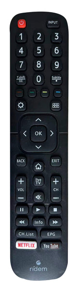 RIDEM CRC HS1 Telecomando sostitutivo Hisense - TechSoundSystem.com