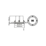 GLEMM CSL 630 Diffusore da incasso a 2 vie 60W / 100V