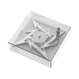Pro-ject Coperchio per Metallica L.Ed Coperchio antipolvere per giradischi Metallica