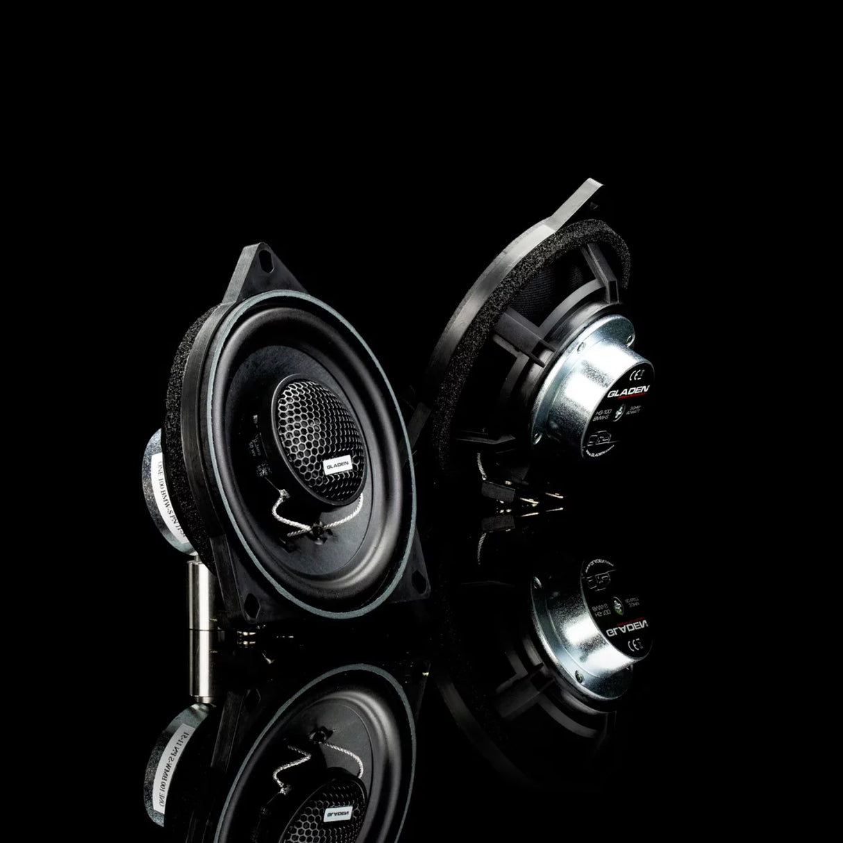 Gladen ONE100BMW-S coppia di altoparlanti coassiali 2 vie 100mm 3 Ohm 90W per BMW