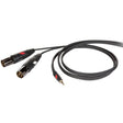 DIE HARD DHG595LU18 CAVO AUDIO STEREO PROFESSIONALE MINI JACK 3,5MM - DOPPIO XLR M 1.8 METRI - TechSoundSystem.com