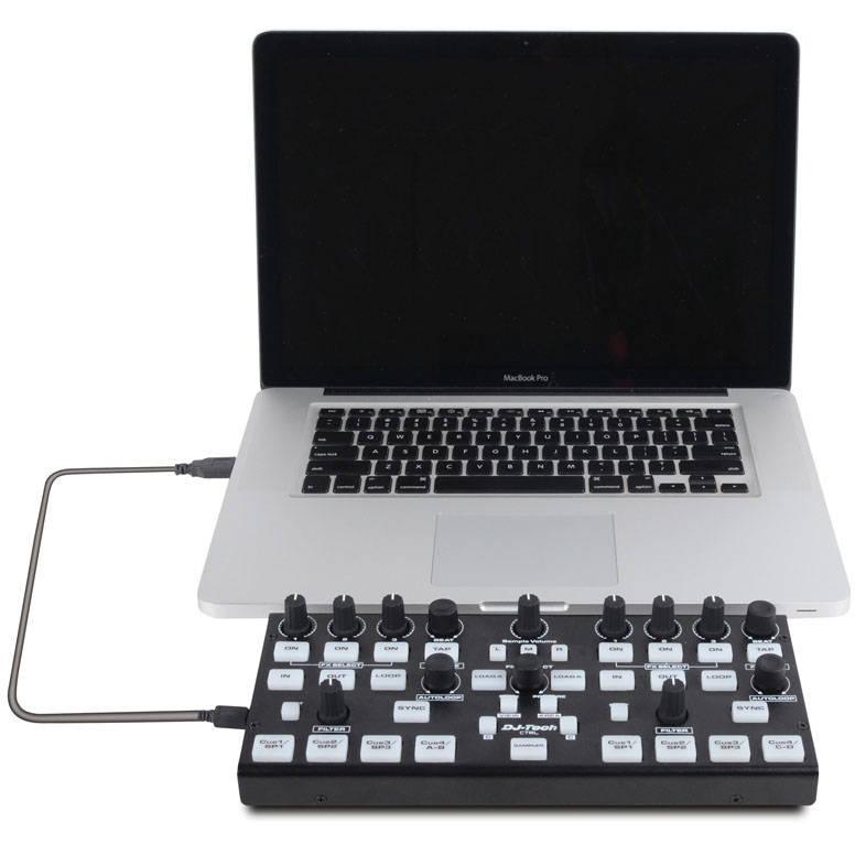 DJ TECH CTRL CONTROLLER MIDI DVS USB MAPPATURE SERATO TRAKTOR VIRTUAL DJ - TechSoundSystem.com