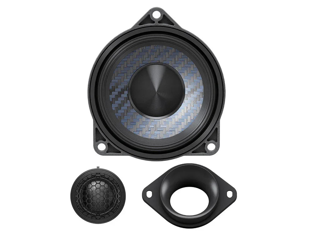 Altoparlante Centrale EMPHASER EM-BMWC1 Per BMW, 10 Cm / 4 Pollici, Plug & Play, 25W RMS, 4 Ohm, Cestello In Alluminio, Tweeter In Tessuto, 1 Pezzo