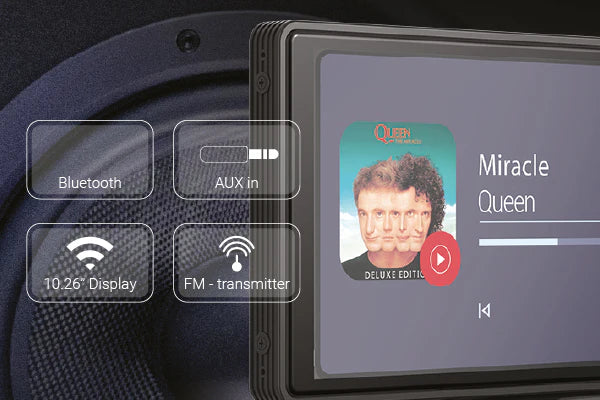 NAVITEL DS810 SMART CAR DEVICE - Sistema multimediale con display HD 8,1" touchscreen IPS antiriflesso e retrocamera