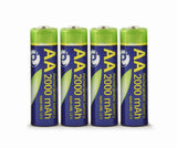ENERGENIE PILE RICARICABILI AA (READY-TO-USE), 2000MAH, BLISTER DA 4 PEZZI - TechSoundSystem.com