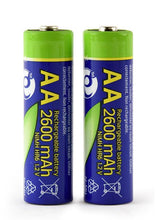 ENERGENIE NI-MH RECHARGEABLE AA BATTERIES, 2600MAH, 2PCS BLISTER PACK - TechSoundSystem.com