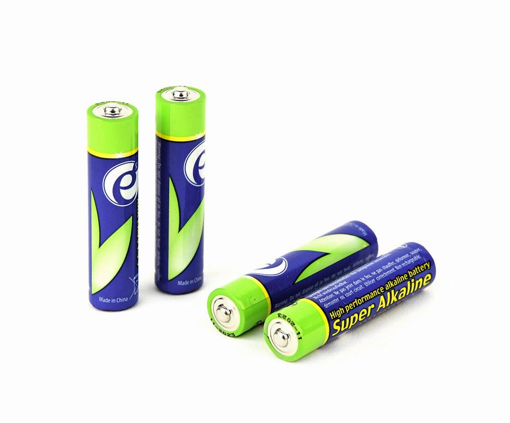 ENERGENIE ALKALINE AAA BATTERIES, BATTERIE ALCALINE 1,5 VOLT SET 4-PACK - TechSoundSystem.com