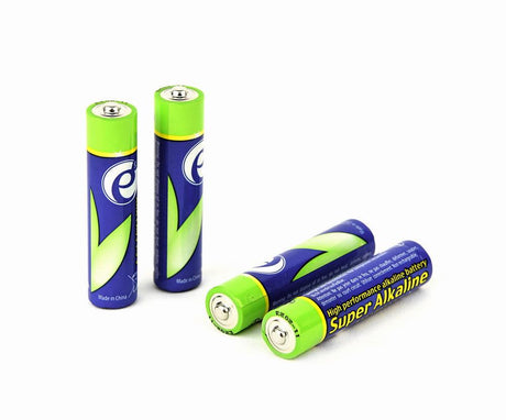ENERGENIE ALKALINE AAA BATTERIES, BATTERIE ALCALINE 1,5 VOLT SET 4-PACK - TechSoundSystem.com