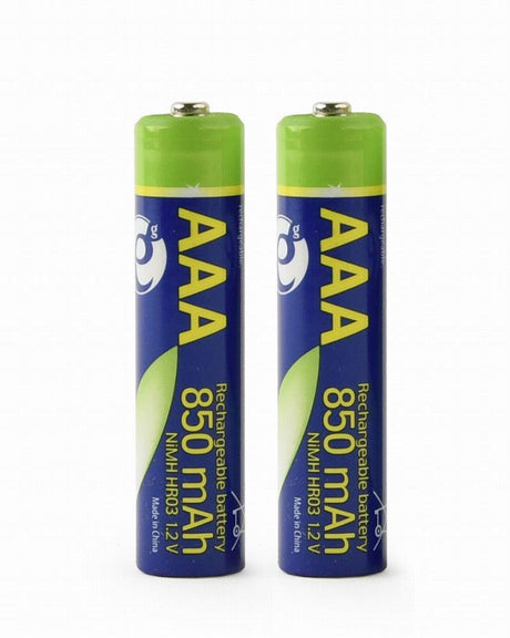 ENERGENIE BATTERIE RICARICABILI AAA, 850MAH, 2 PEZZI, CONFEZIONATE - TechSoundSystem.com