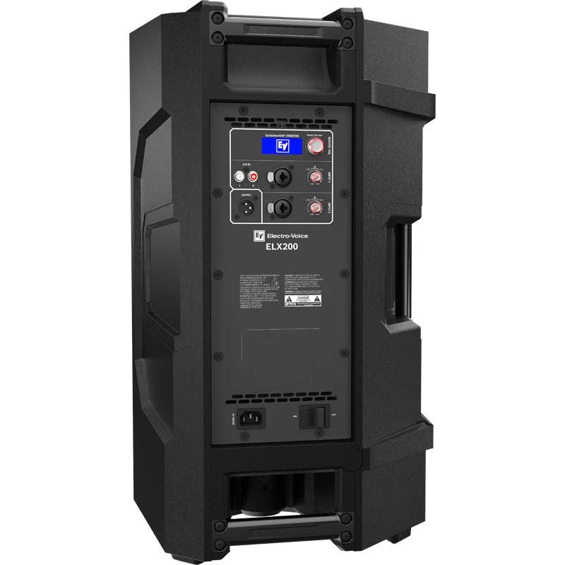 ELECTRO VOICE ELX200 12P CASSA ATTIVA 2 VIE 1200 WATT WOOFER 12" TWEETER IN TITANIO - TechSoundSystem.com