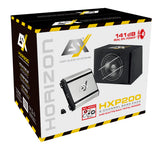 ESX HXP200 bass pack con amplificatore a 2 canali e subwoofer bassreflex 300 mm 600W