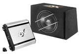 ESX HXP200 bass pack con amplificatore a 2 canali e subwoofer bassreflex 300 mm 600W