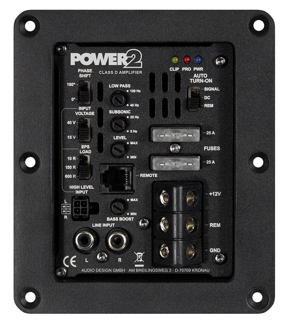 ESX POWER2 modulo attivo digitale Classe D per subwoofer