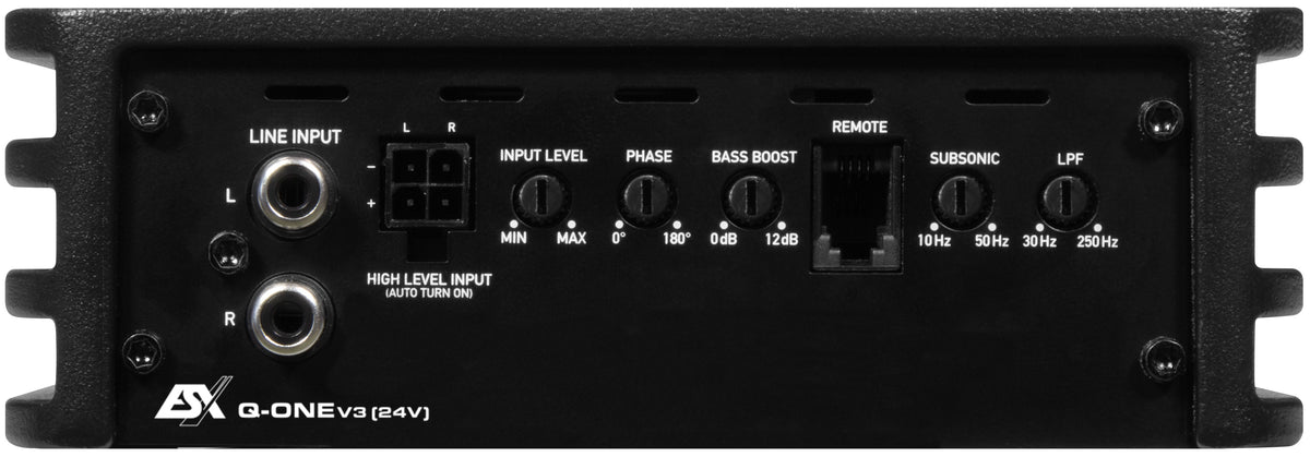 ESX Q-ONEV3 24V amplificatore digitale compatto mono Classe D