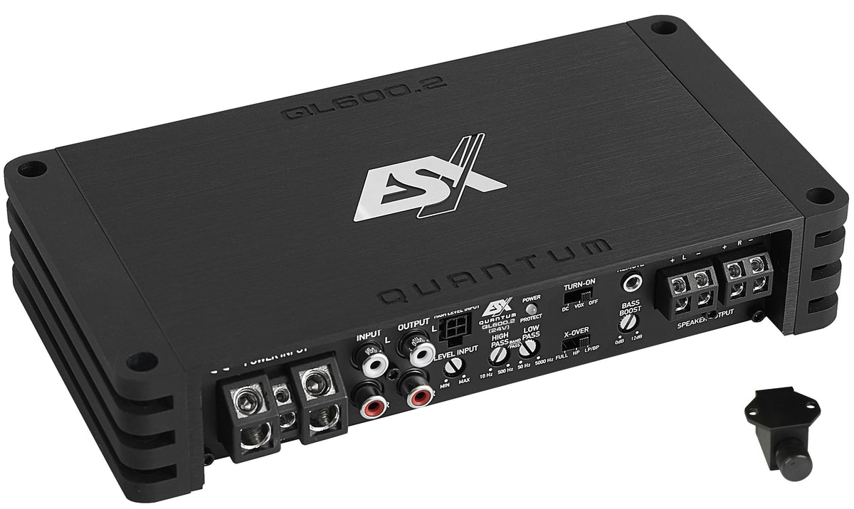 ESX QL600.2 (24V) amplificatore digitale Classe D a 2 canali 24V