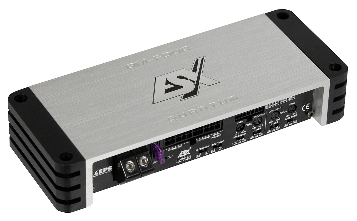 ESX QM-FOUR mini amplificatore digitale in Classe D a 4 canali