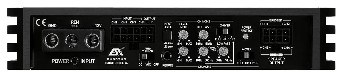 ESX QM500.4 mini amplificatore digitale Classe D a 4 canali