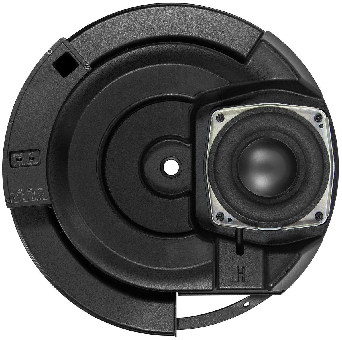 ESX SL300A subwoofer attivo a 3 canali per vano ruota di scorta 130 mm 200W