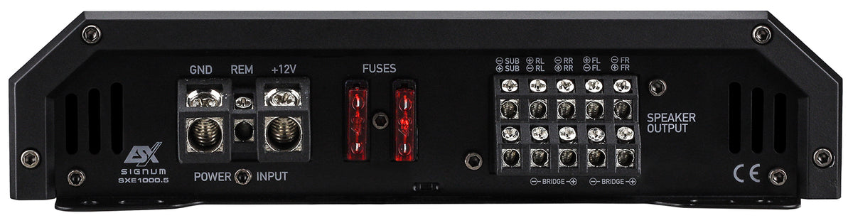ESX SXE1000.5 amplificatore ibrido a 5 canali in Classe A/B e D