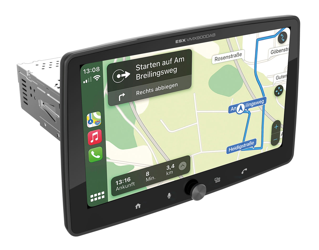 ESX VMX900DAB ricevitore multimediale 1 DIN da 9" con DAB+ Apple CarPlay e Android Auto