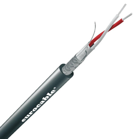 EUROCABLE CVS LKDD02S2 CAVO AES-DMX DA CABLARE 2x0.22 24AWG 110OHM COLORE NERO PREZZO AL METRO - TechSoundSystem.com
