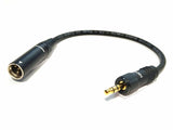 EXTREME CAVO ADATTATORE DA SHURE TQG MINI CANNON 4 POLI NEUTRIK REAN MASCHIO A MINI JACK 3.5 SENNHEISER EW MASCHIO - TechSoundSystem.com