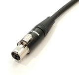 EXTREME CAVO ADATTATORE DA SHURE TQG MINI CANNON 4 POLI NEUTRIK REAN FEMMINA A AKG TQG MINI CANNON 3 POLI REAN MASCHIO