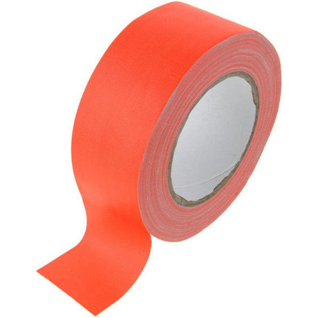 EXTREME GAFFA TAPE OR STAGE TAPE NEON ARANCIONE NASTRO 19 mm x 25 METRI - TechSoundSystem.com