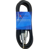 EXTREME JJ2 CAVO JACK MONO 1/4" 6.3mm - JACK MONO 1/4" 6.3 mm 2 MT CAVO AUDIO DI SEGNALE SCHERMATO - TechSoundSystem.com
