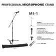 EXTREME MS1 MICROFONO VOCE ON/OFF + ASTA MICROFONICA + BORSA + CLAMP + CAVO CANNON XLR MASCHIO FEMMINA IN BUNDLE - TechSoundSystem.com