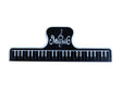 EXTREME MUSIC CLIP PINZA A MOLLA BLOCCA LIBRI FERMA SPARTITI COLORE BIANCO E NERO - TechSoundSystem.com