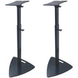 EXTREME SS072 COPPIA SUPPORTI CASSE MONITOR STUDIO STAND CON INCLINAZIONE E ALTEZZA REGOLABILE BASE TRIANGOLARE - TechSoundSystem.com