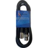 EXTREME XX1 CAVO MICROFONO/CASSE 1 METRO 1 CONNETTORE XLR MASCHIO 1 FEMMINA CAVO MICROFONICO 6.5MM - TechSoundSystem.com