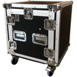 EXTREME YC10UR9M FLIGHT CASE LEGNO 10MM COMBO UNITA RACK 10U MIXER 9U 3 COPERCHI 10 CHIUSURE 4 MANIGLIE 4 RUOTE - TechSoundSystem.com