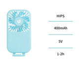 UNICO FN 4592 Mini ventilatore con porta cellulare da scrivania
