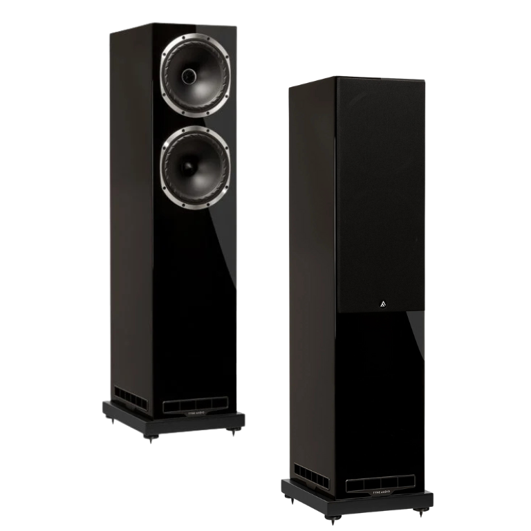 Fyne Audio F502S coppia diffusori hi-end da pavimento 2 vie 1/2 bass-reflex BassTrax 200mm 8 Ohm 180W