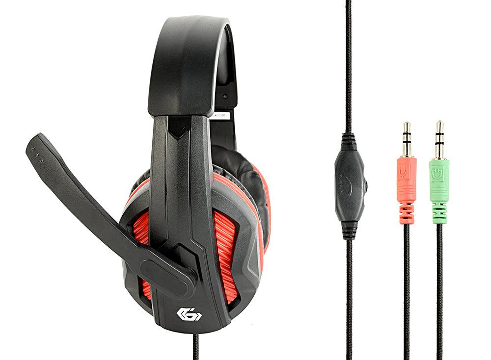 GMB GAMING CUFFIE STEREO CON MICROFONO E CONTROLLO VOLUME - TechSoundSystem.com