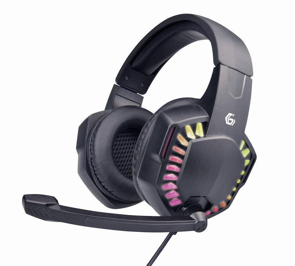 GMB GAMING CUFFIE GAMING STEREO CON MICROFONO E CONTROLLO VOLUME - TechSoundSystem.com