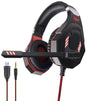 OVLENG GT 93R Cuffia gaming USB con led rosso - TechSoundSystem.com