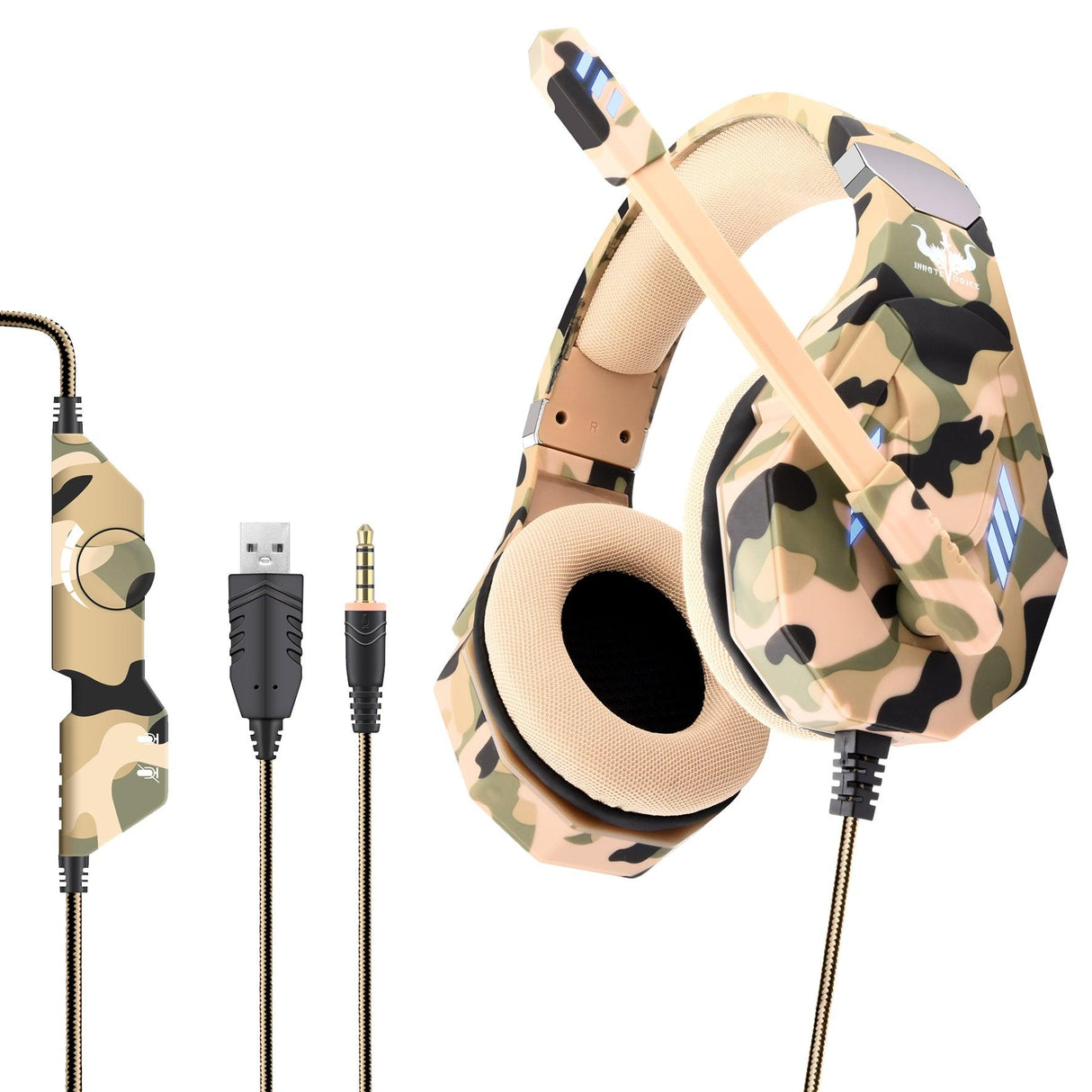 OVLENG GT 95 Cuffia gaming con led - TechSoundSystem.com