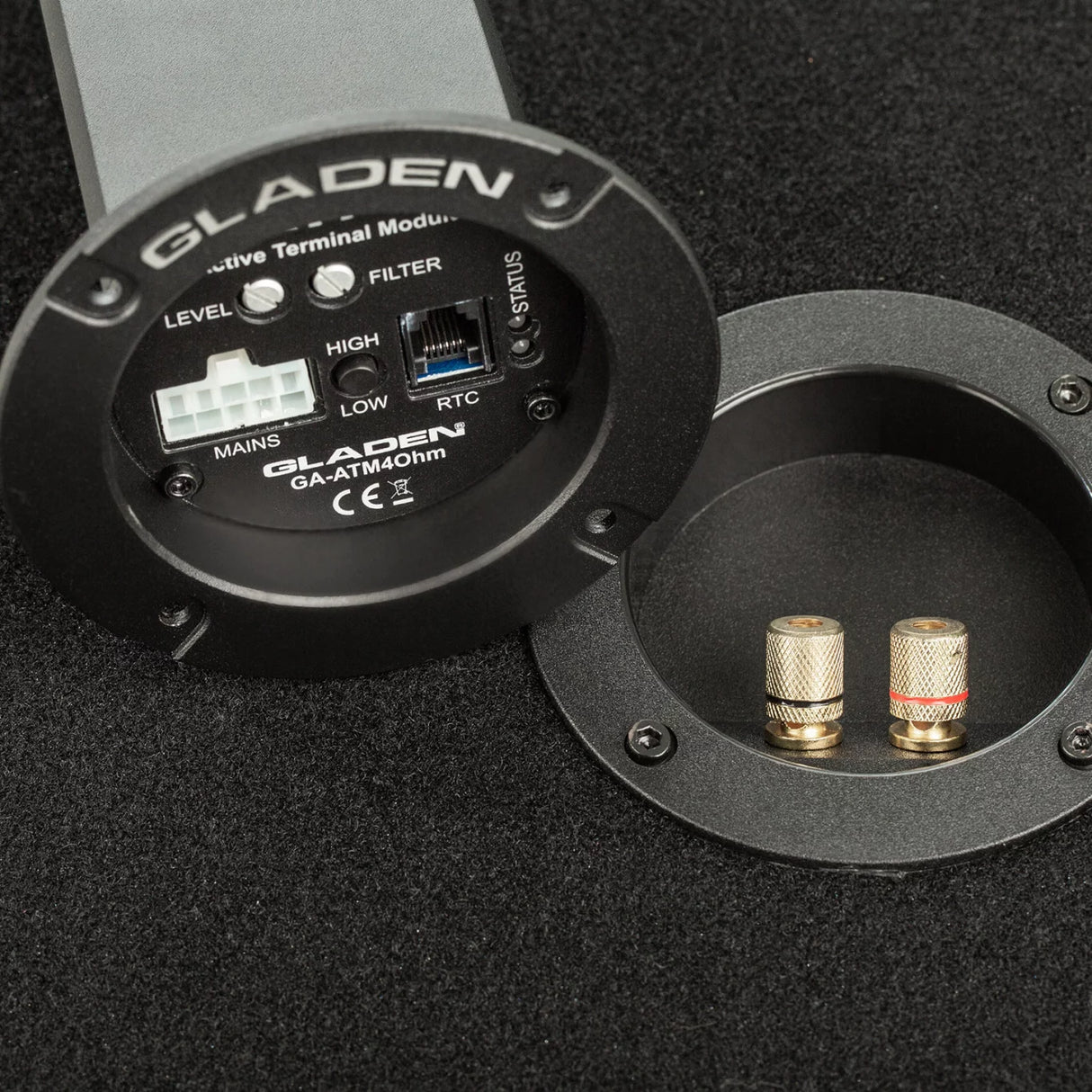 Gladen ATM 4 Ohm modulo attivo per subwoofer in cassa chiusa 1 x 200 Watts RMS