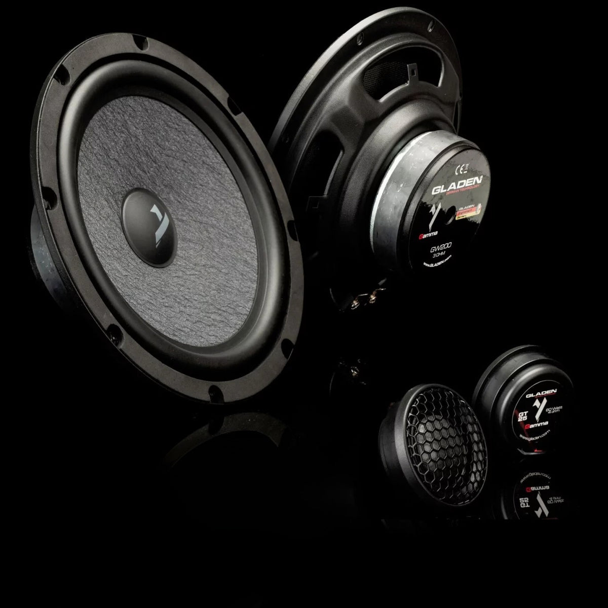 Gladen Gamma 200.2 AC coppia kit altoparlanti a 2 vie 200mm 150W