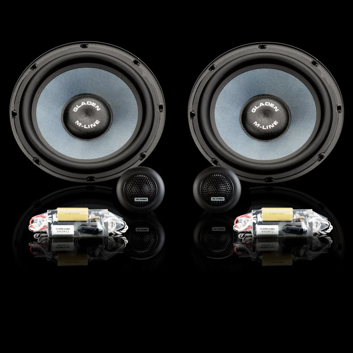 Gladen M 165-G2 Kit di altoparlanti mid-woofer a 2 vie 165mm 3 Ohm 125W