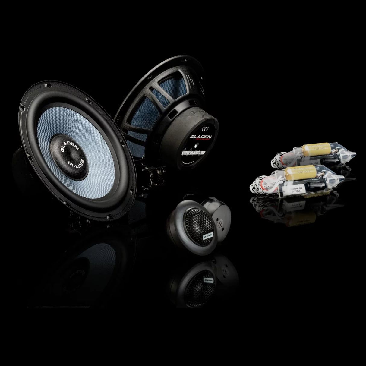 Gladen M 165-G2 Kit di altoparlanti mid-woofer a 2 vie 165mm 3 Ohm 125W