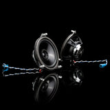 Gladen ONE 100 MB-DX SQ coppia altoparlanti coassiali da 100mm 3 Ohm 80W per Mercedes classe C, E e GLC