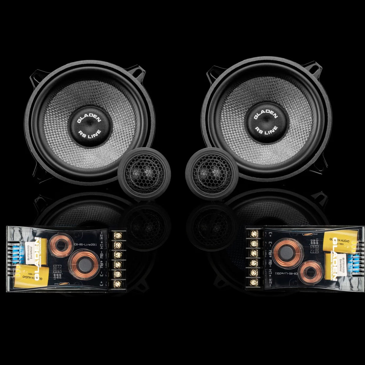 Gladen RS 130-G2 Kit di altoparlanti a 2 vie 130mm 3 Ohm 135W